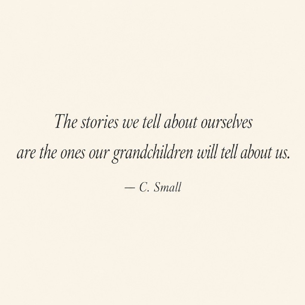 Opening quotation page from the Catherine Small legacy book