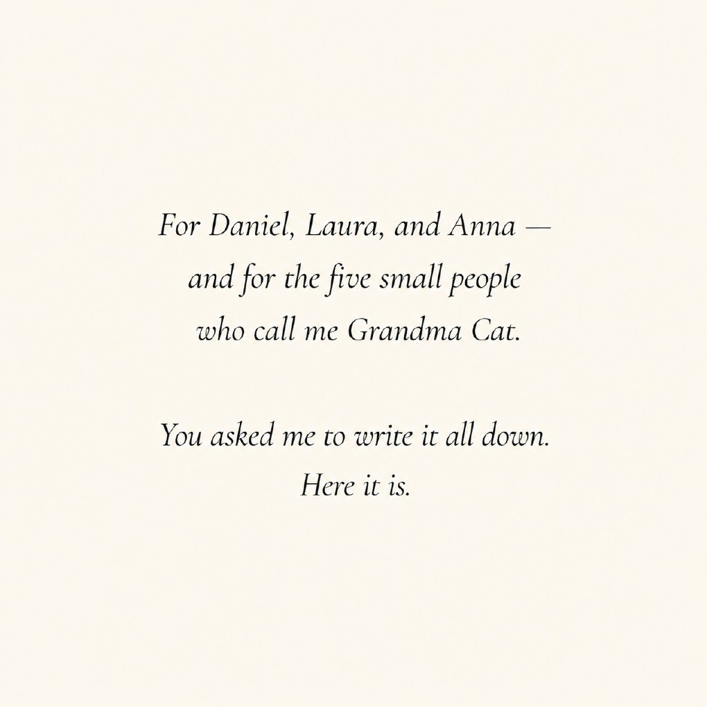 Dedication page to Catherine Small’s children and grandchildren