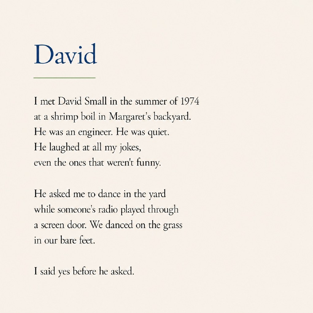 David love story page