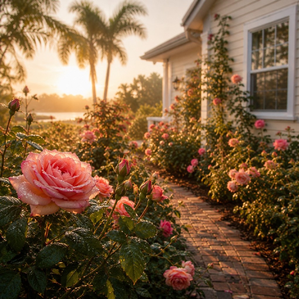 Florida rose garden photograph page